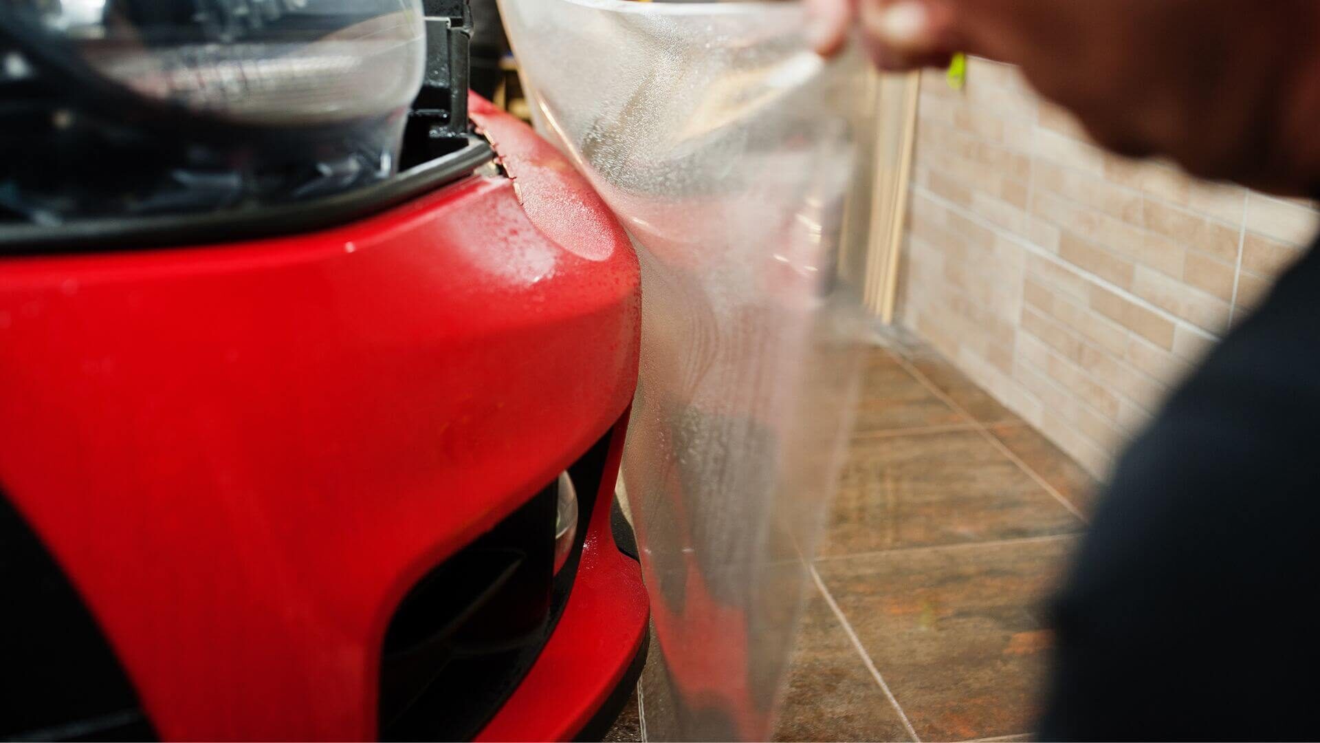 PPF Being Applied By A Specialist At WaterWerkz